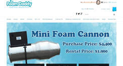 Desktop Screenshot of foamdaddy.com